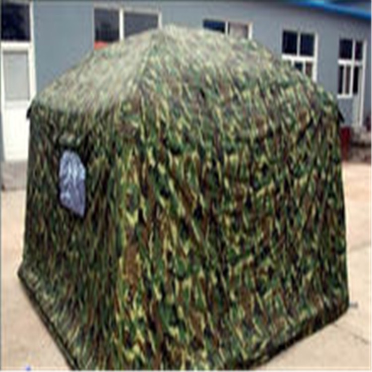 丰满充气军用帐篷模型制作